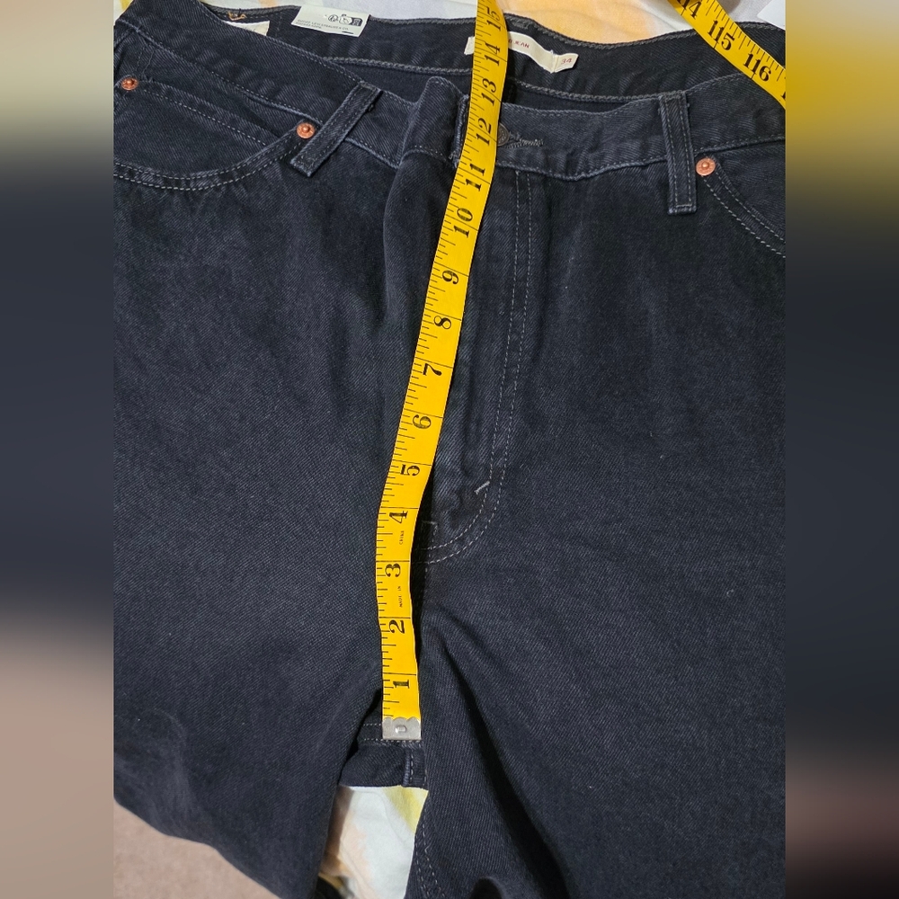 Women's Black Levi Dad Jeans - Picture 10 of 10